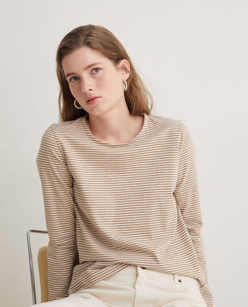Organic Cotton Striped T-Shirt