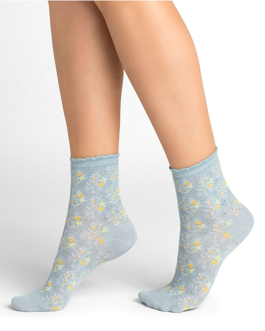 Short Boho Liberty Pattern Socks