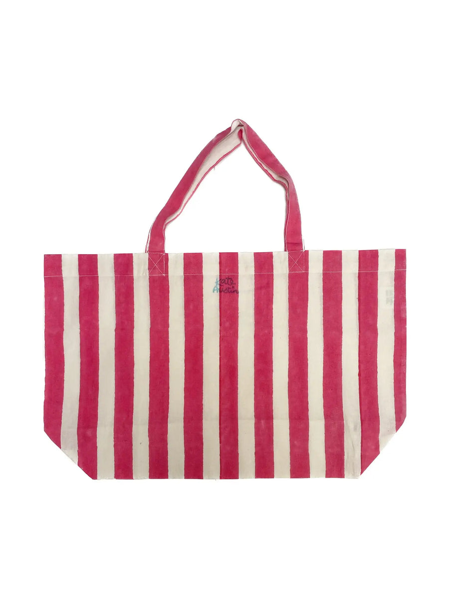 Striped Beach Bag