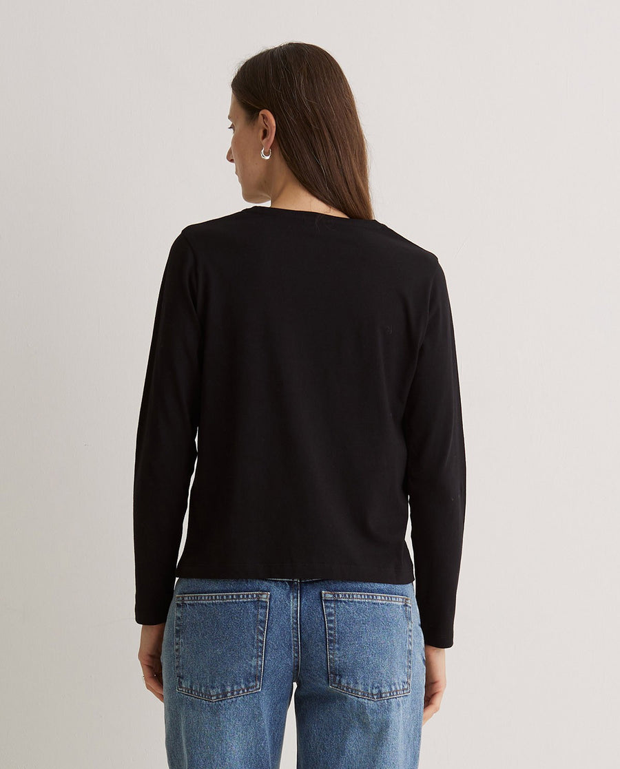 Organic Cotton V-Neck Sweater