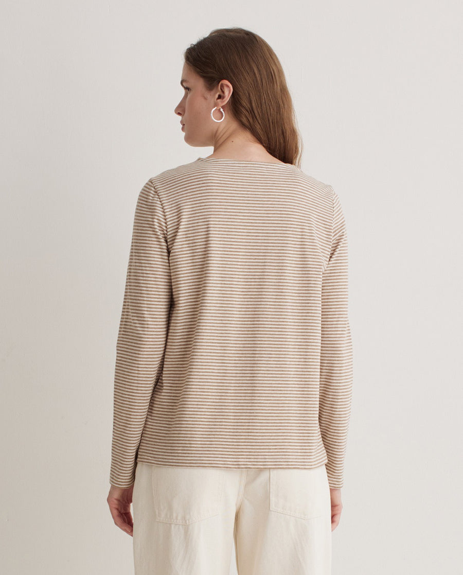 Organic Cotton Striped T-Shirt