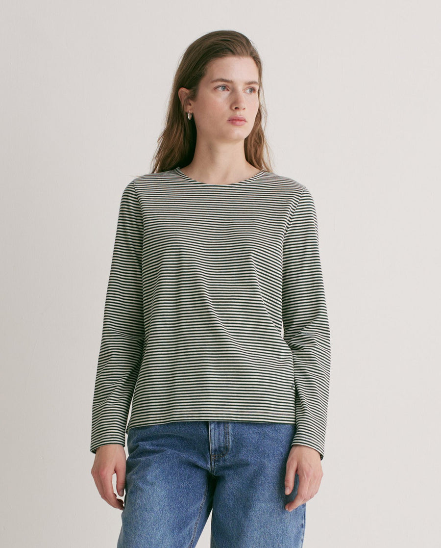 Organic Cotton Striped T-Shirt