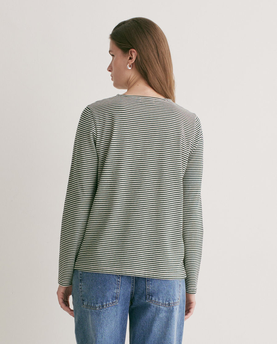 Organic Cotton Striped T-Shirt