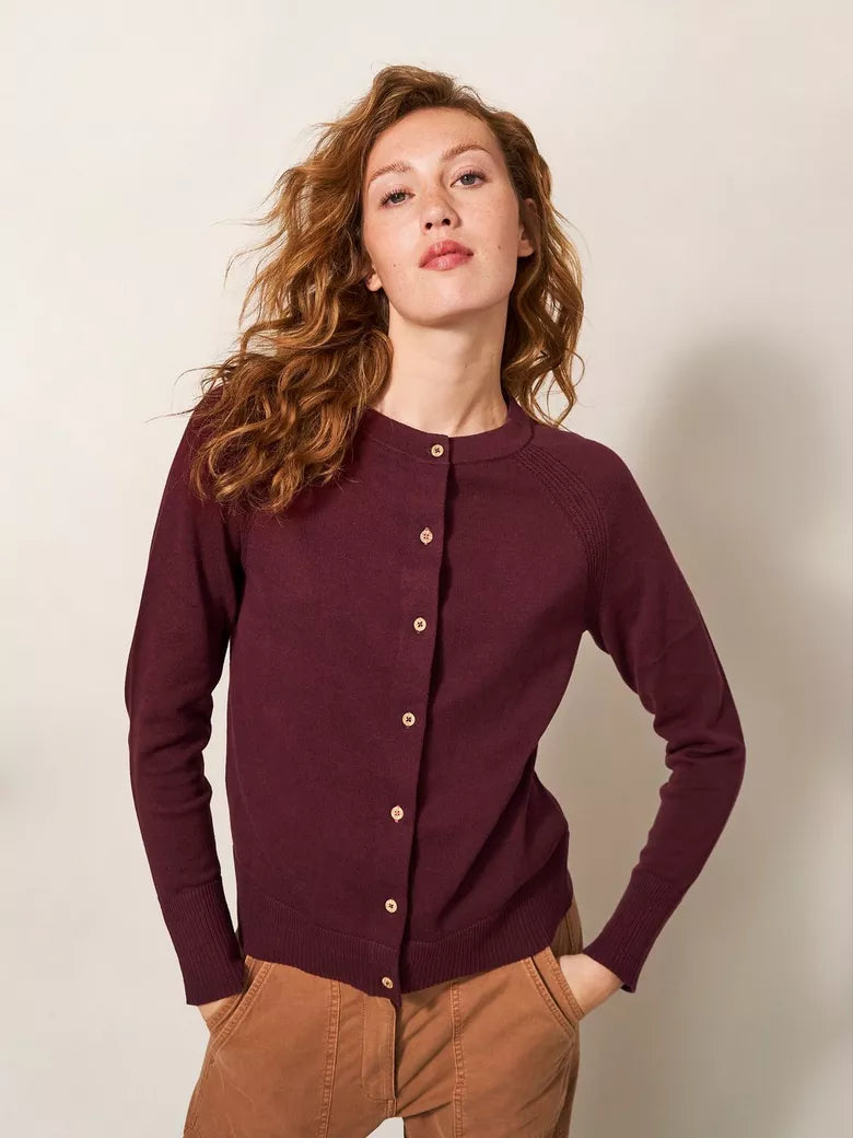 Maroon best sale cardigan womens