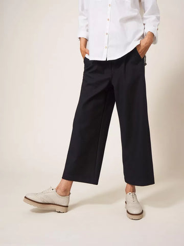 Belle Wide Leg Cropped Trouser Logan Finley