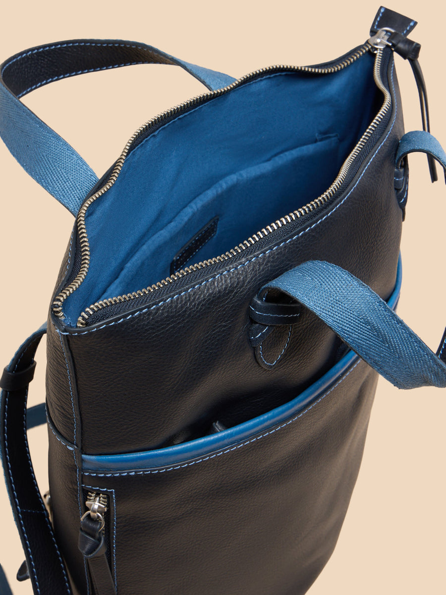 Leather Convertible Backpack