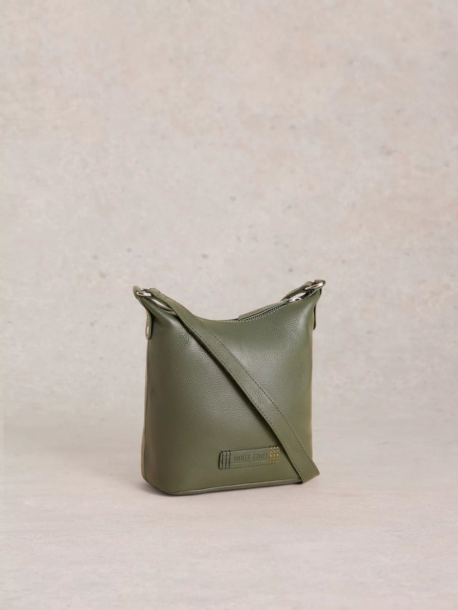 Mini Fern Leather Crossbody Bag