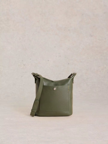 Mini Fern Leather Crossbody Bag