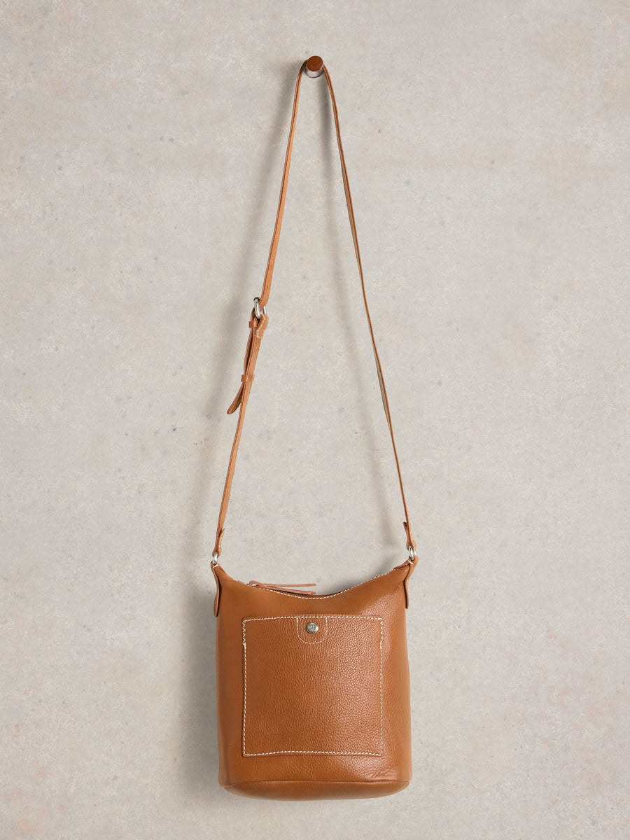 Mini Fern Leather Crossbody Bag