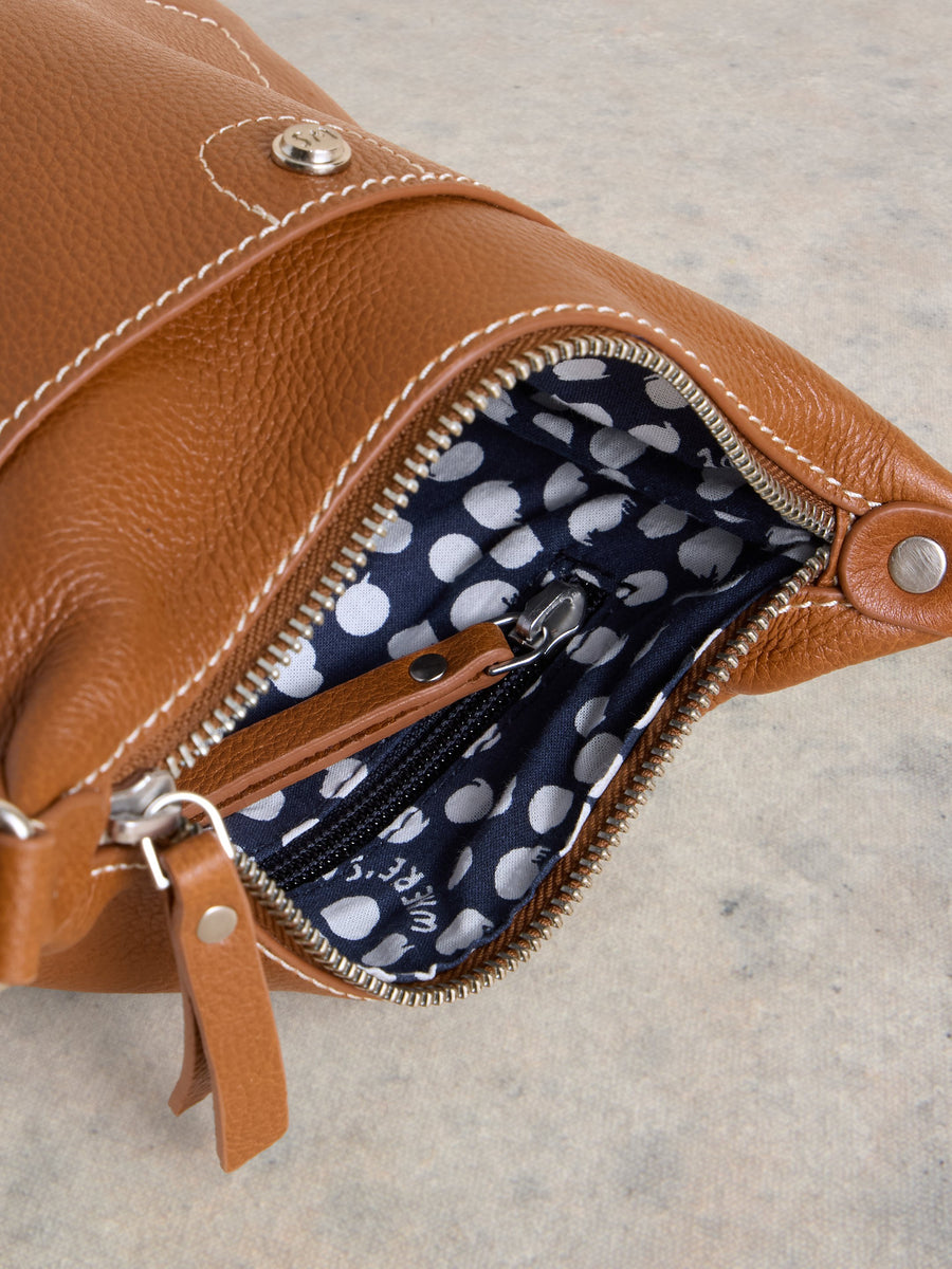 Mini Fern Leather Crossbody Bag