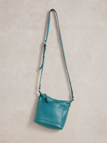 Mini Fern Leather Crossbody Bag