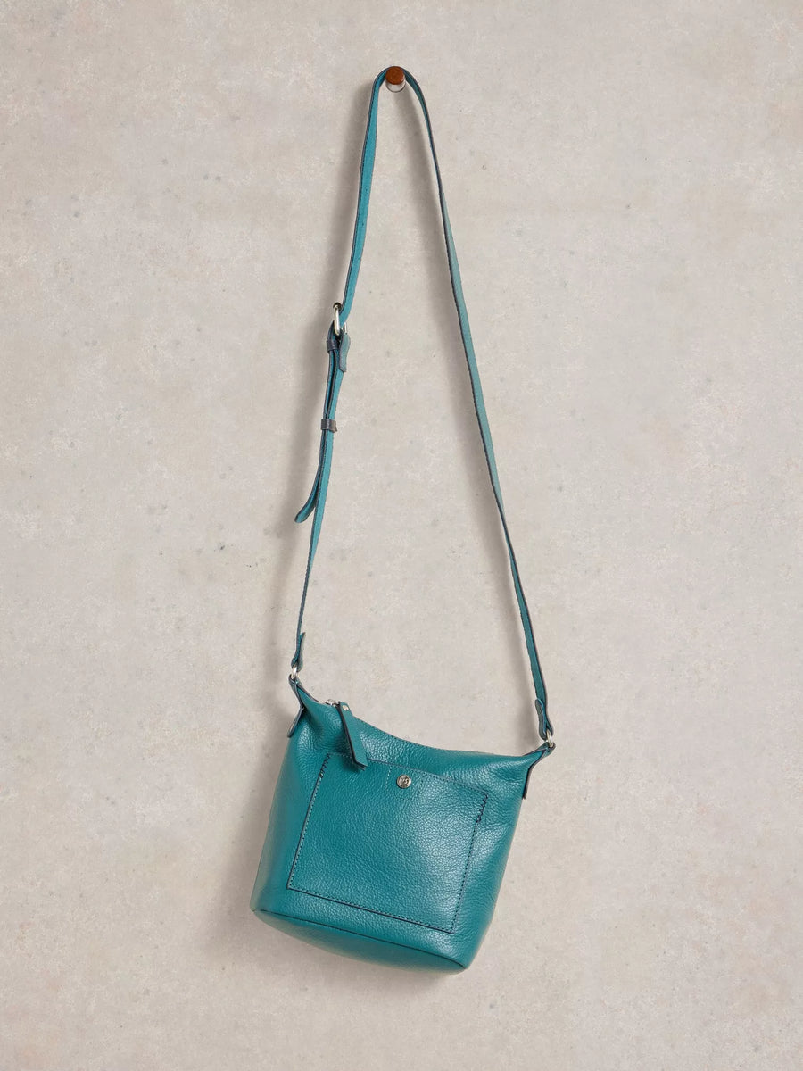 Mini Fern Leather Crossbody Bag
