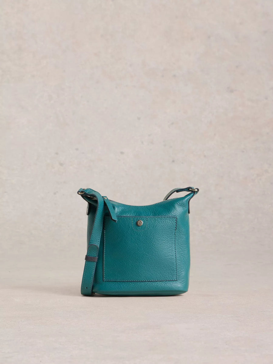 Mini Fern Leather Crossbody Bag