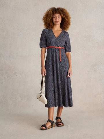 Megan Jersey Midi Dress