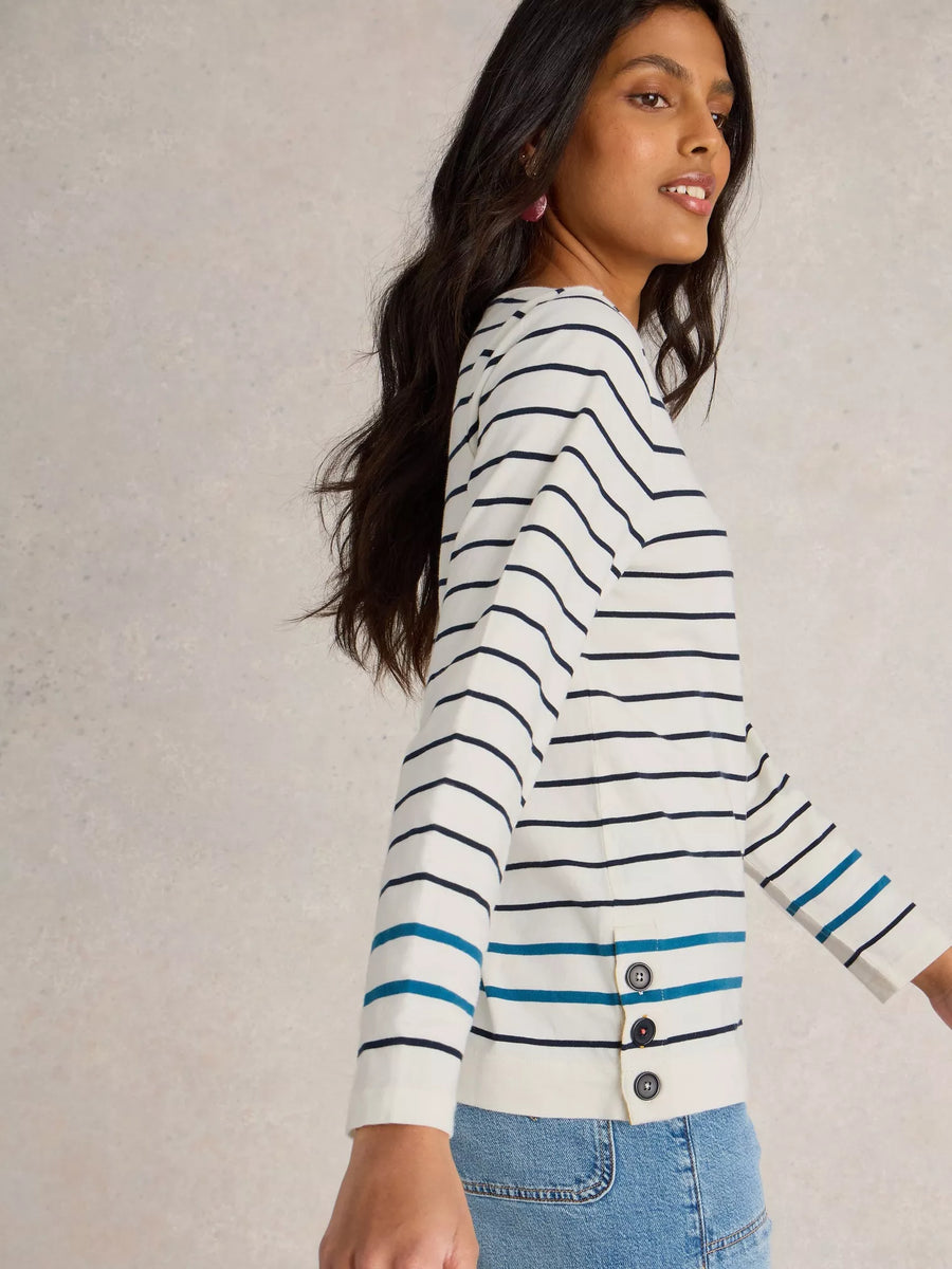 Willow Stripe Long Sleeve Top