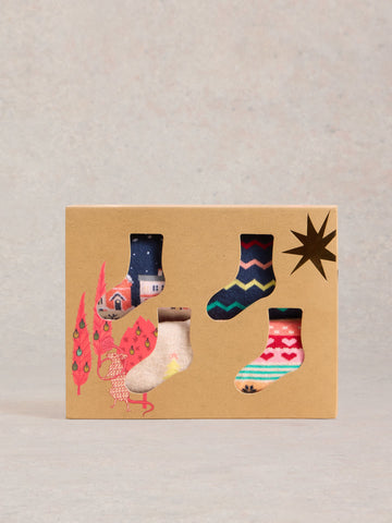 Winter Sock Gift Box