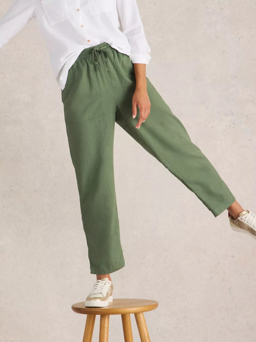 Elle Linen Blend Trouser