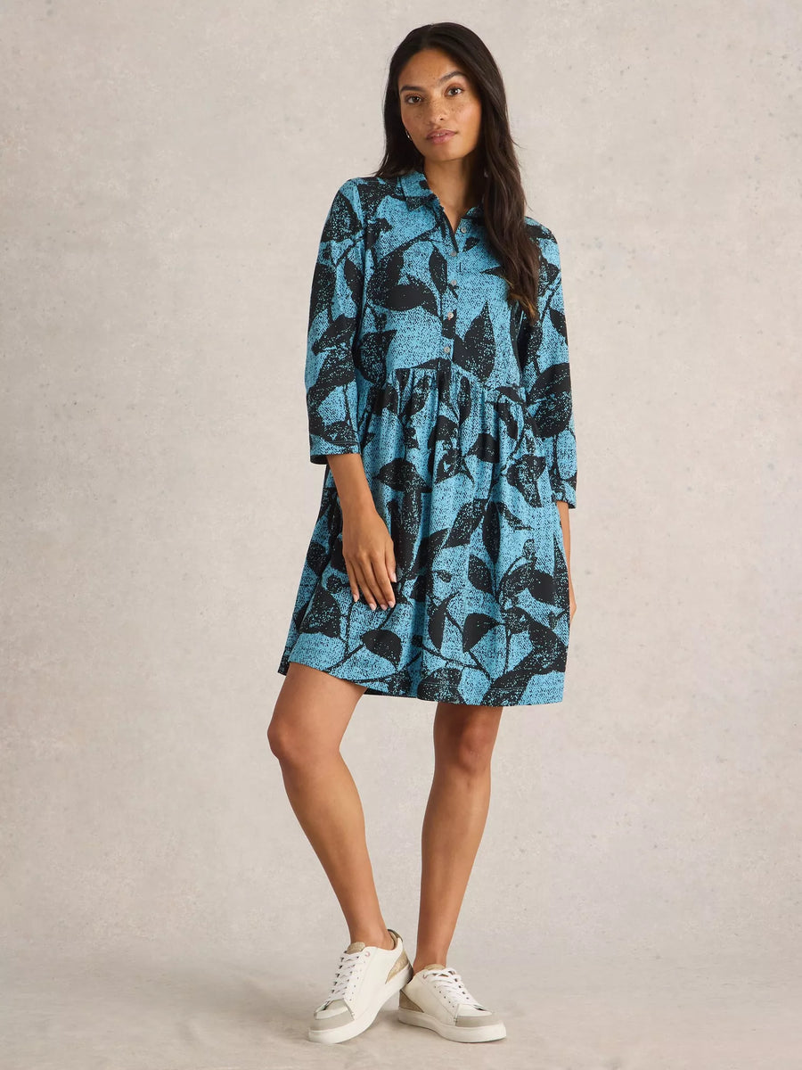 Everly Jersey Shirt Dress