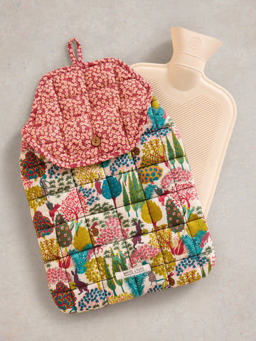 Hot Water Bottle with Reversible Cover