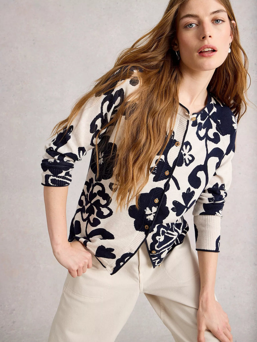 Lulu Patterned Cardigan