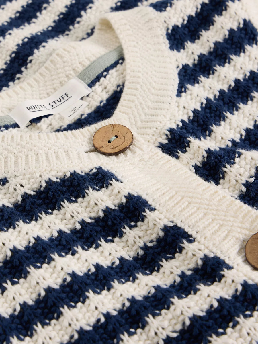 Sienna Stripe Button Vest
