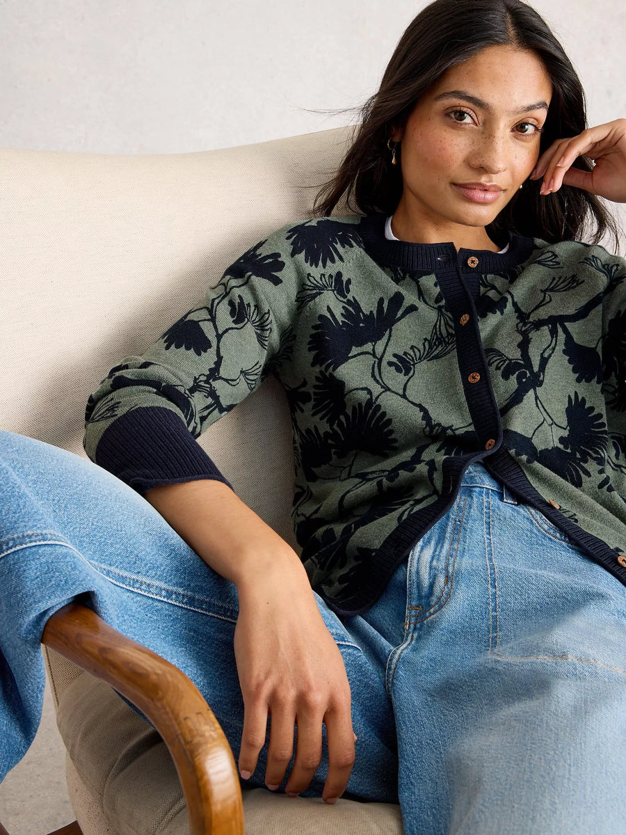 Lulu Patterned Cardigan