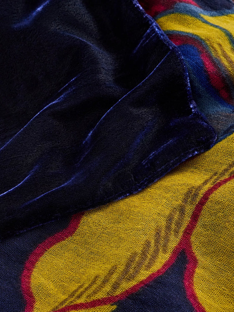 Velvet Printed Scarf
