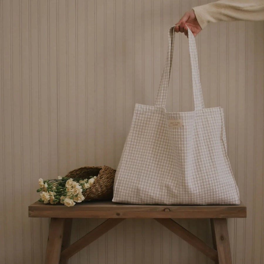 Gingham Tote
