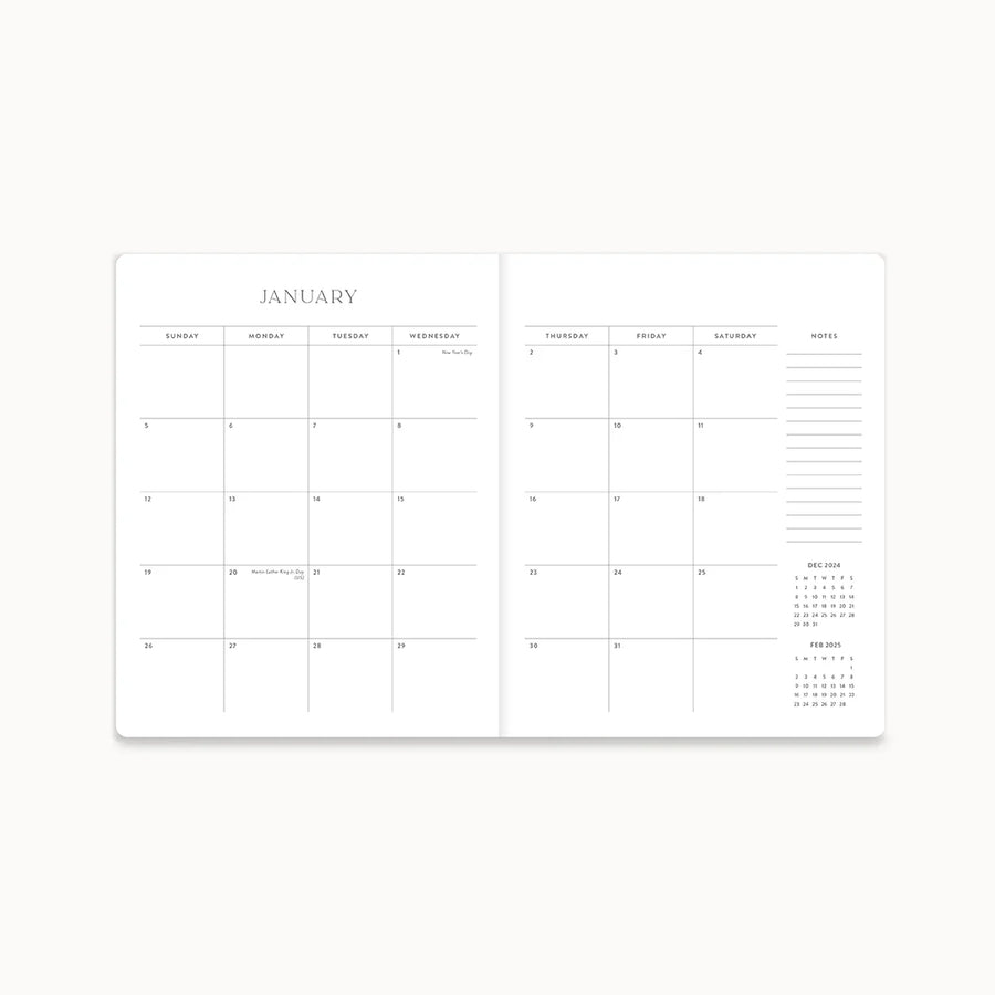 Dahlia 2025 Monthly Planner