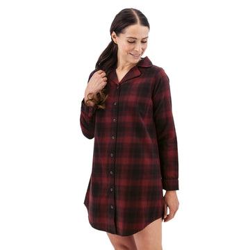 Organic Cotton Flannel Night Shirt