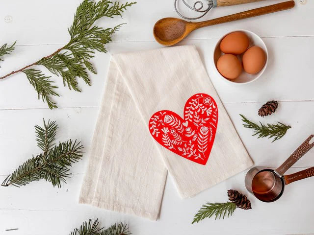 Heart Tea Towel