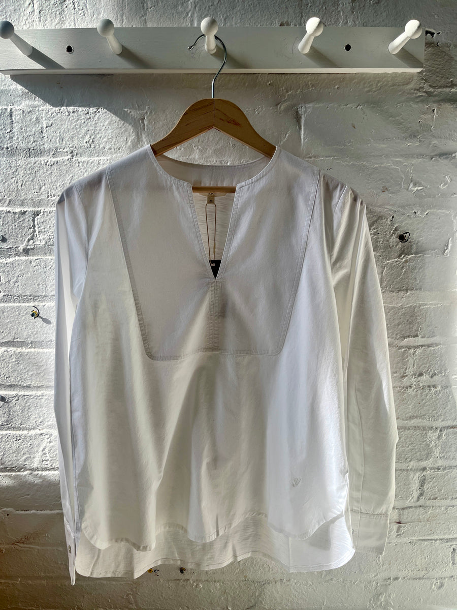 Banded Collar Shirt