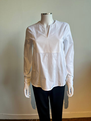 Banded Collar Shirt