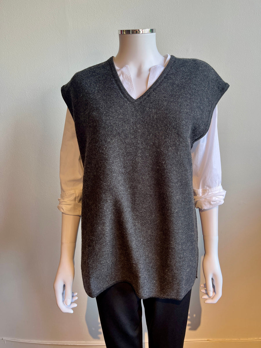 Banded Collar Shirt
