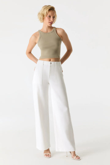 Lulu Wide Leg Trouser -Seasonal Colour
