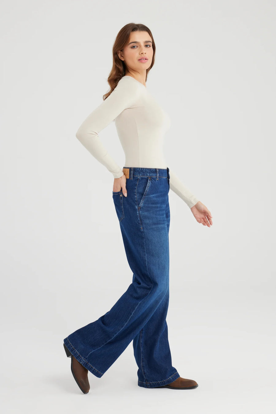 Maxine Wide Leg Trouser Jean