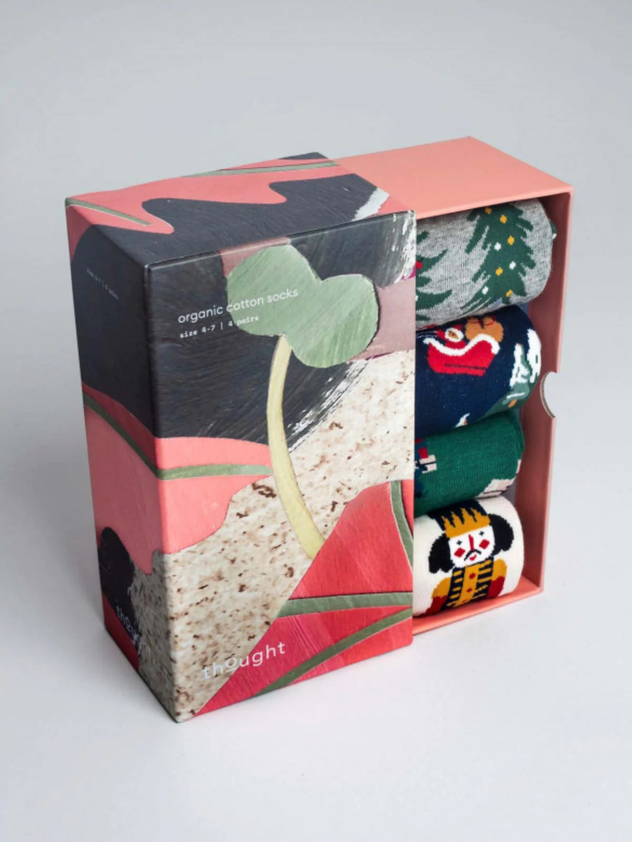 Eleodora Organic Cotton Christmas Sock Box