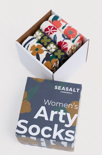 Arty Socks Floral Gift Box