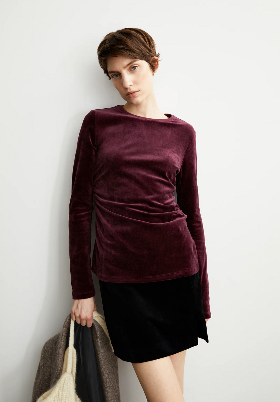 Adaaja Lora Velvet Shirts