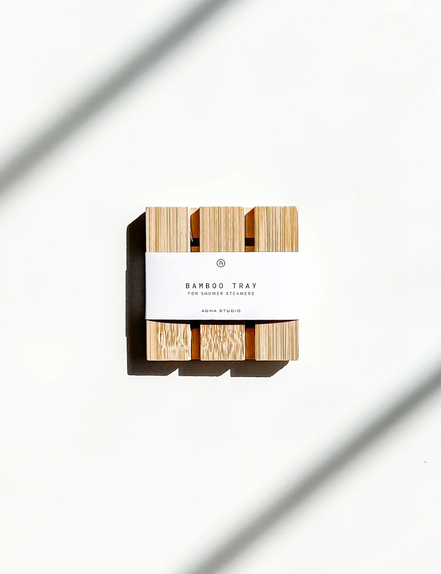 Bamboo Shower Steamer Tray