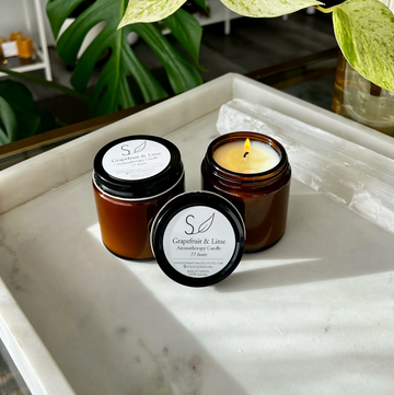 Grapefruit and Lime Aromatherapy Candle