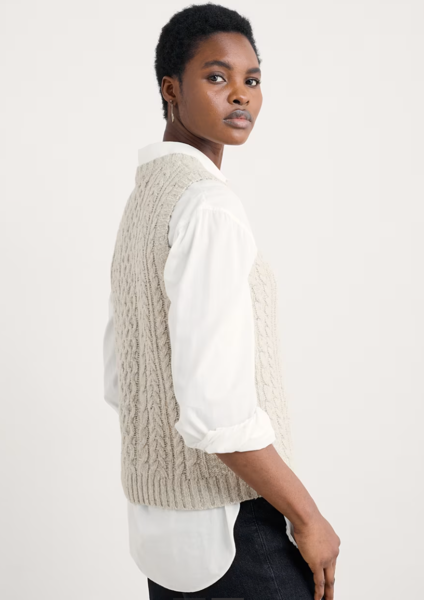 Newlyn Cable Stitch Vest