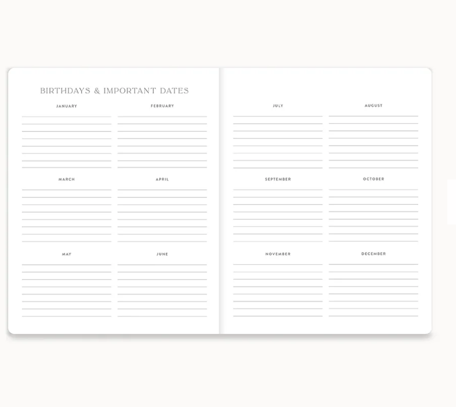 Sunpetal 2026 Monthly Planner