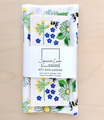 Swedish Sponge and Tea Towel Set