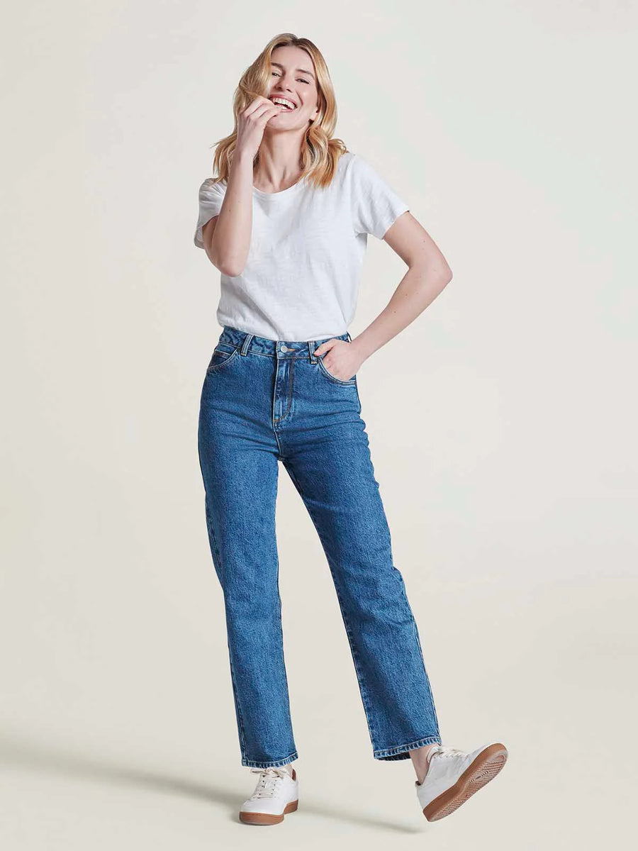 Essential Organic Cotton Straight Leg Jeans