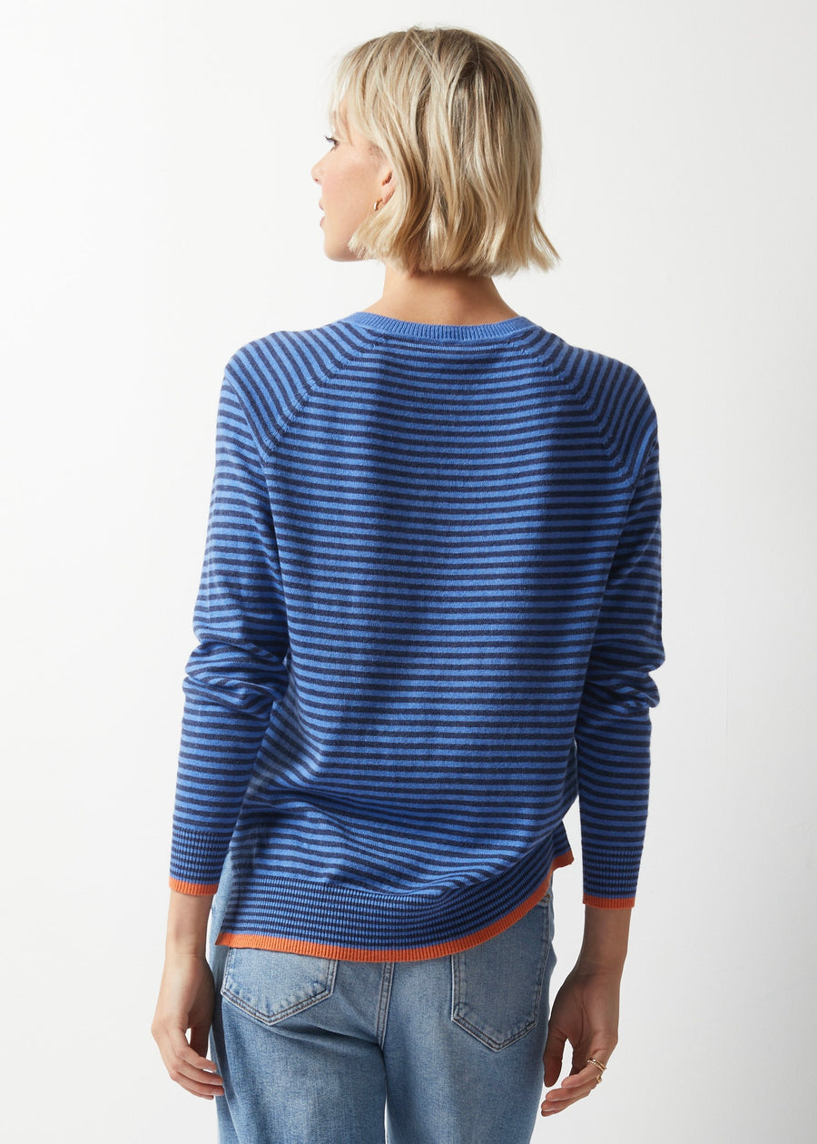 Essential Striped V-Neck Sweater