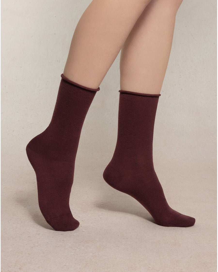 Roll Top Wool Socks