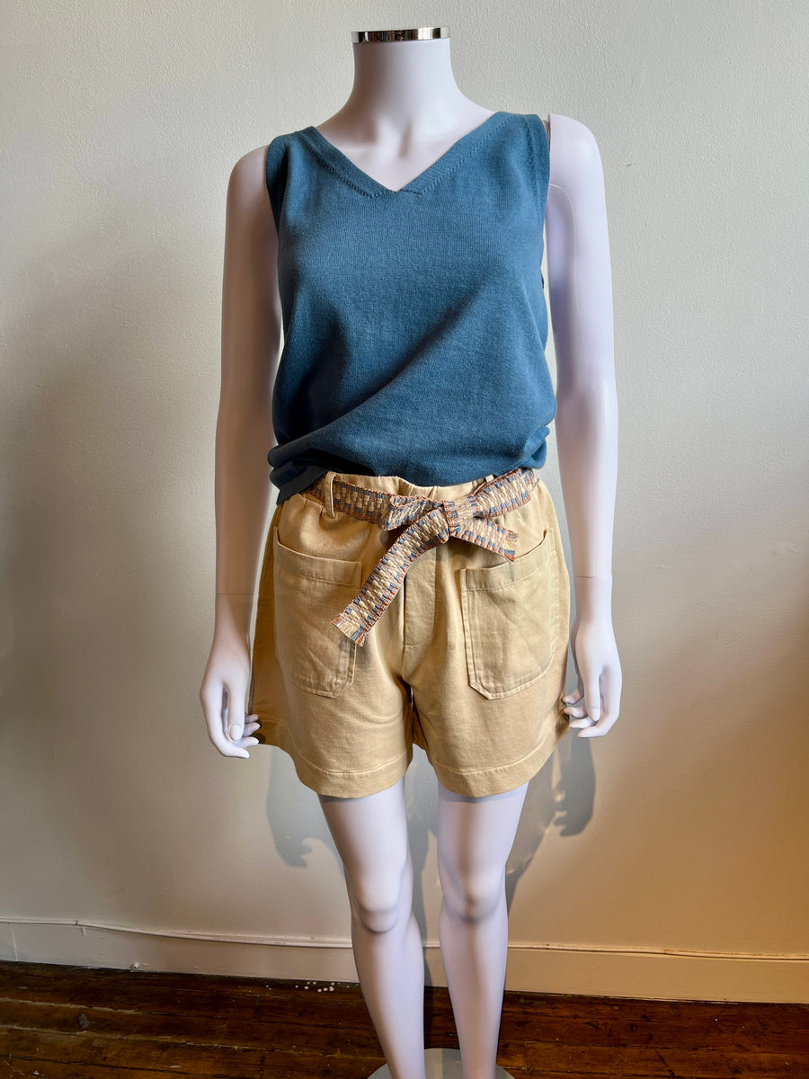 Knit Cotton Shorts