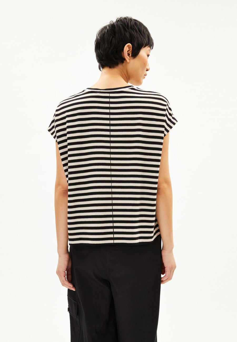 Jaanisa Knitted Striped Top