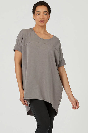 Slouchy Back Pleat Top